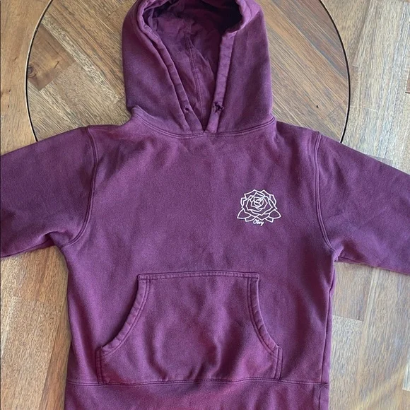 Obey Burgundy Rose Hoodie - Picture 6 of 6
